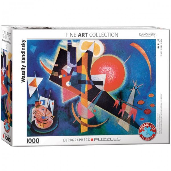 Niebieski, Wassily Kandinsky - Sklep Art Puzzle